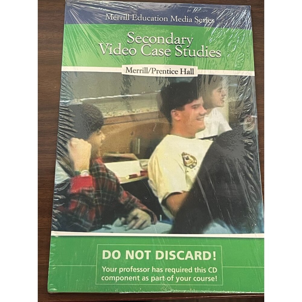 Merrill Prentice Hall Secondary Video Case Studies Videos Brand New teaching